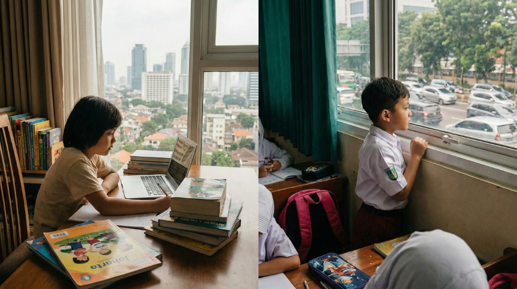 Perbandingan homeschooling vs sekolah reguler