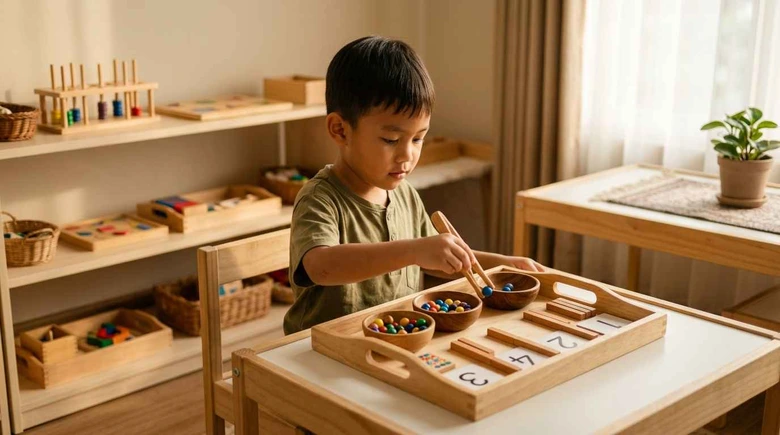 metode montessori calistung